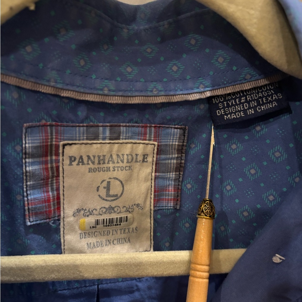 Panhandle Blue Patterned Shirt